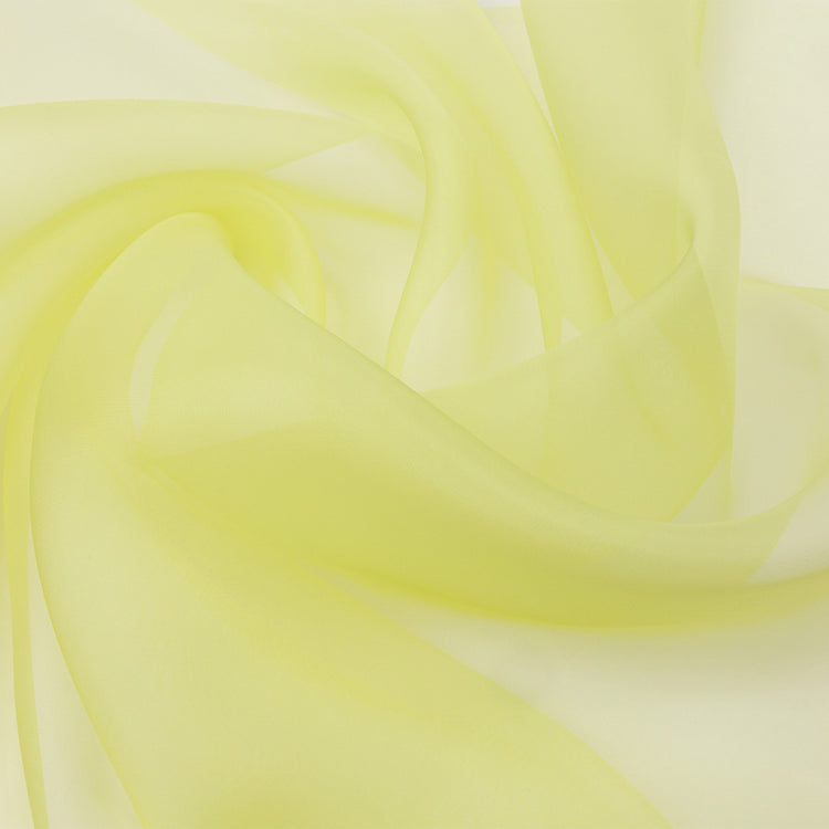 template--25130090922057__main-Silk Organza 44" - Sunny Lime - Premium Collection
