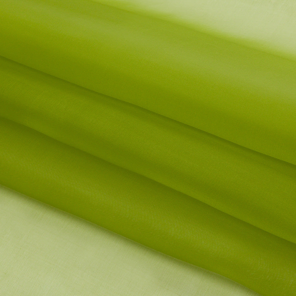 Silk Organza 44" - Peridot Green - Premium Collection