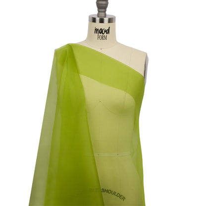 Silk Organza 44" - Peridot Green - Premium Collection