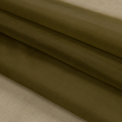 Silk Organza 44" - Olive Green - Premium Collection