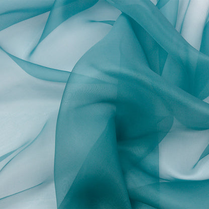 Silk Organza 44" - Colonial Blue - Premium Collection