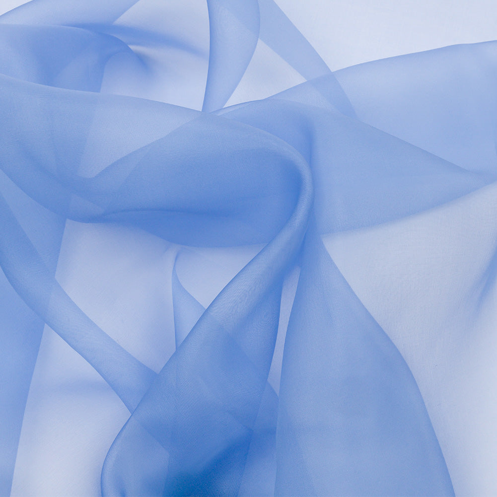 Silk Organza 44" - Regatta Blue - Premium Collection