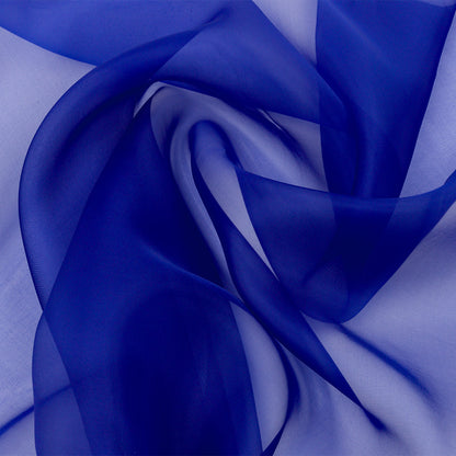 Silk Organza 44" - Mazarine Blue - Premium Collection