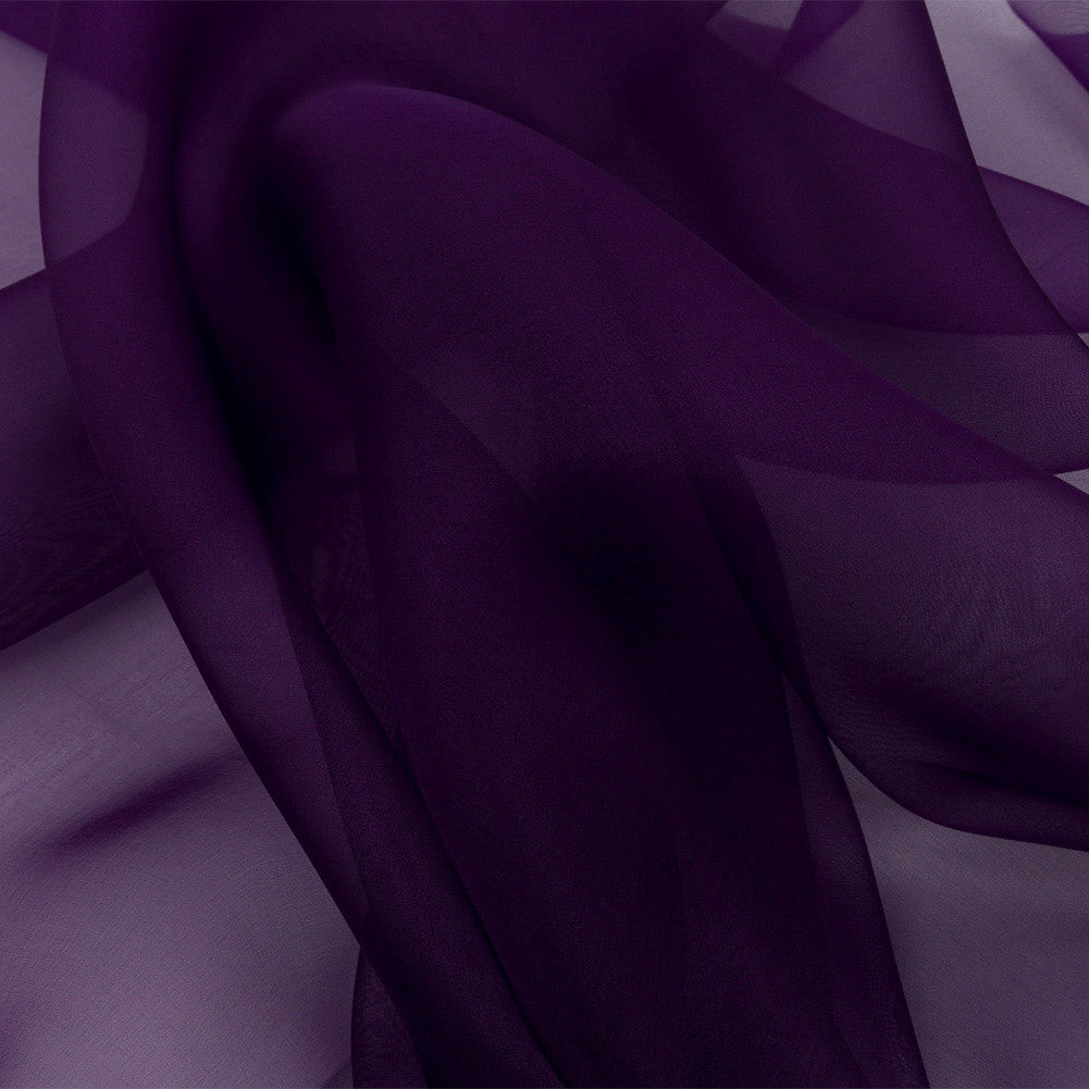 Silk Organza 44" - Grape - Premium Collection