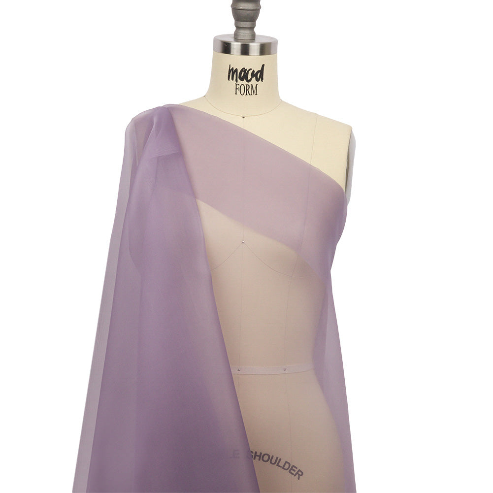 Silk Organza 44" - Dusk Mauve - Premium Collection