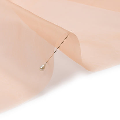 Silk Organza 44" - Peach - Premium Collection