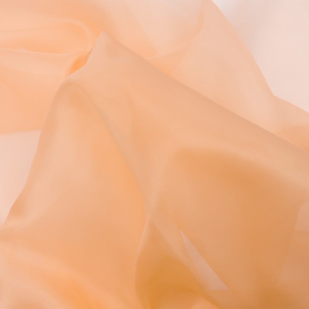 Silk Organza 44" - Peach - Premium Collection