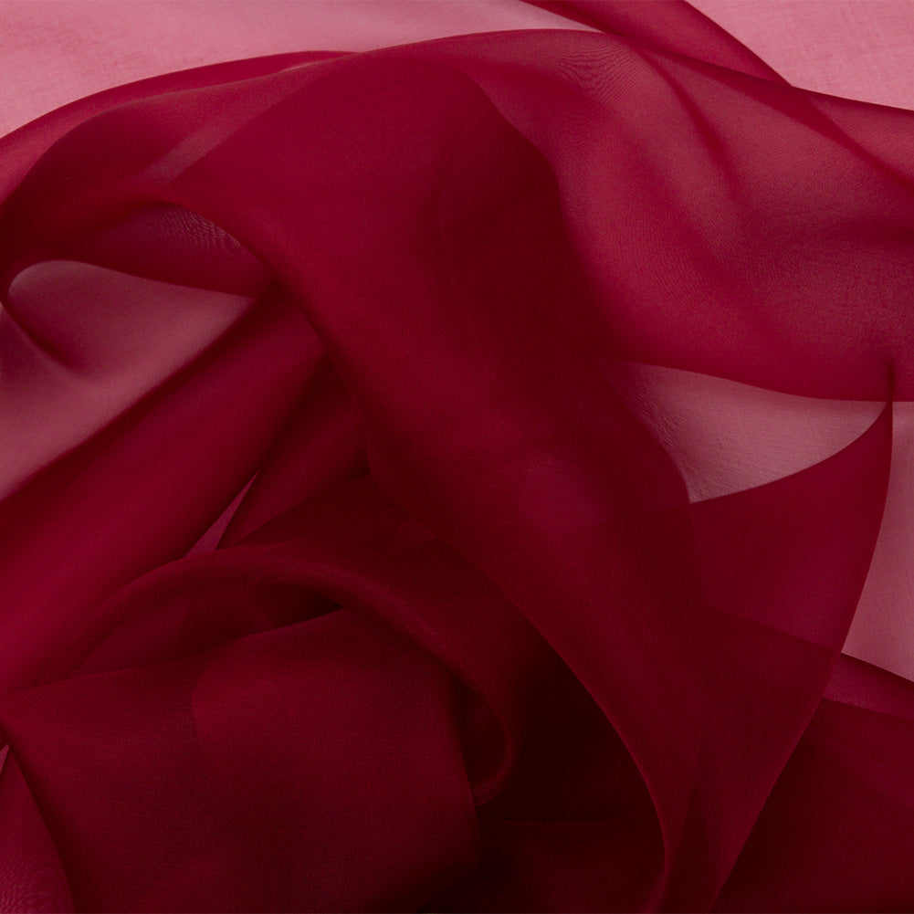 Silk Organza 44" - Chili Pepper - Premium Collection