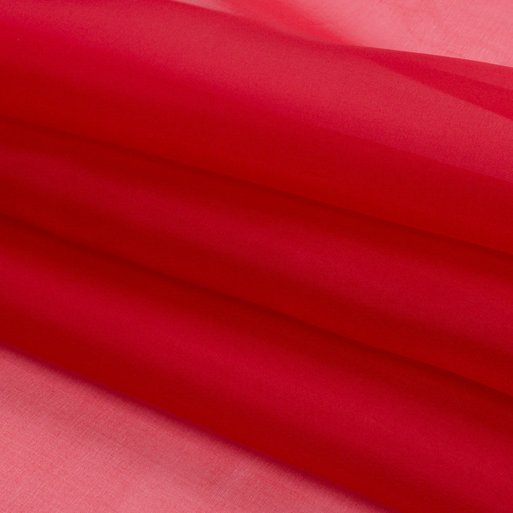 Silk Organza 44" - Tango Red - Premium Collection