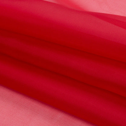 Silk Organza 44" - Tango Red - Premium Collection