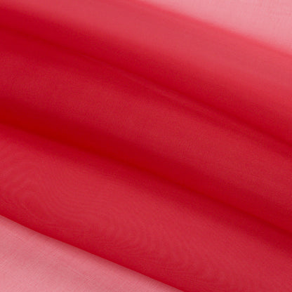 Organza de seda de 44" - Ladrillo - Colección Premium