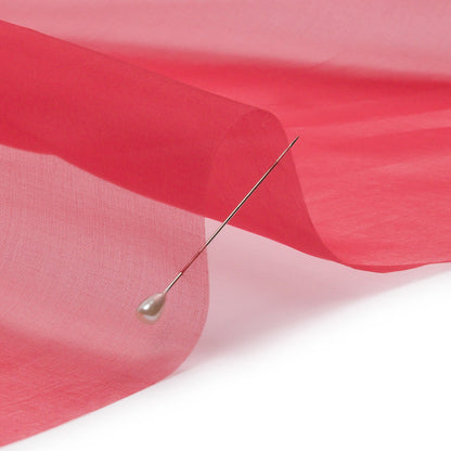 Organza de seda de 44" - Ladrillo - Colección Premium