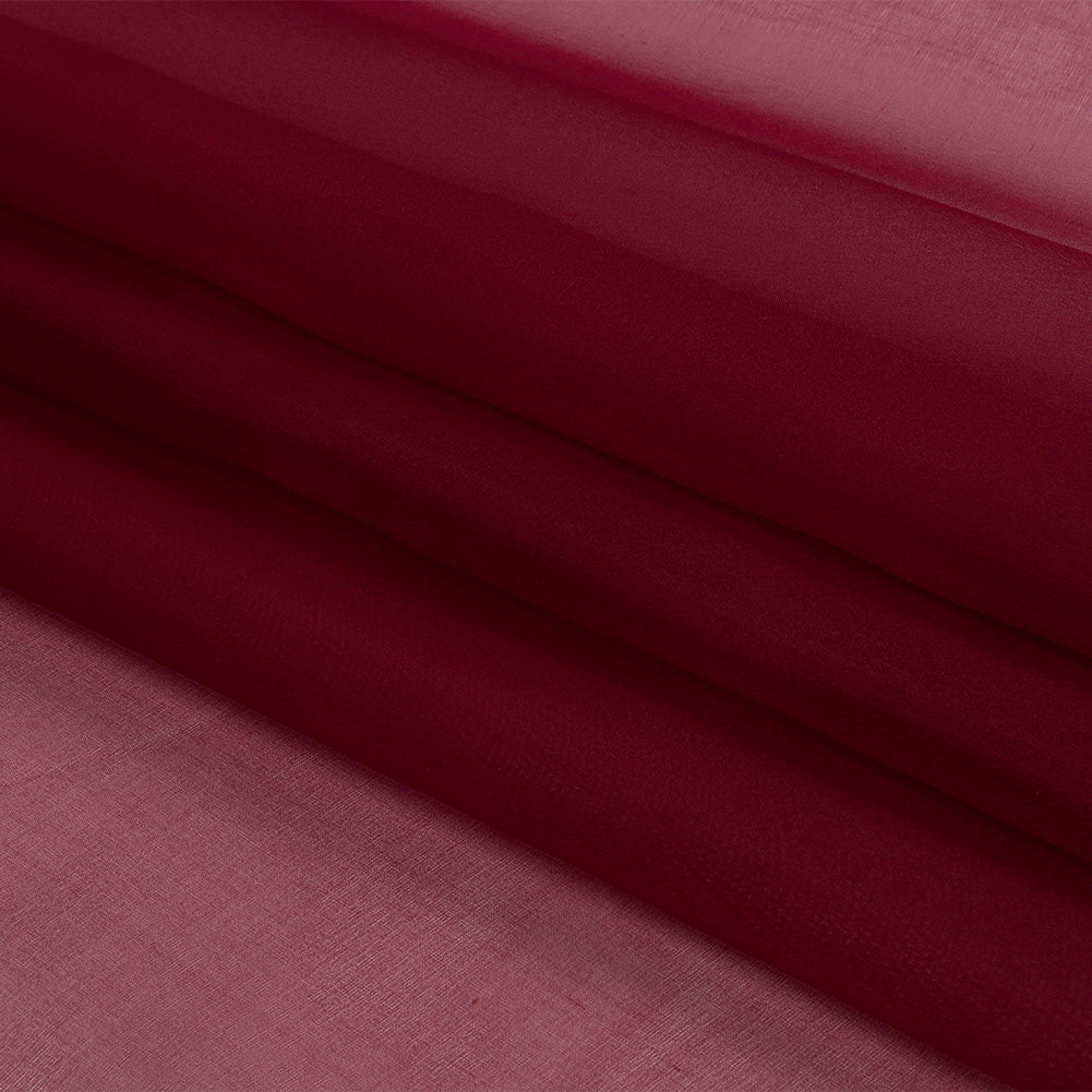 Silk Organza 44" - Wine - Premium Collection