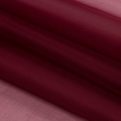 Silk Organza 44" - Maroon - Premium Collection