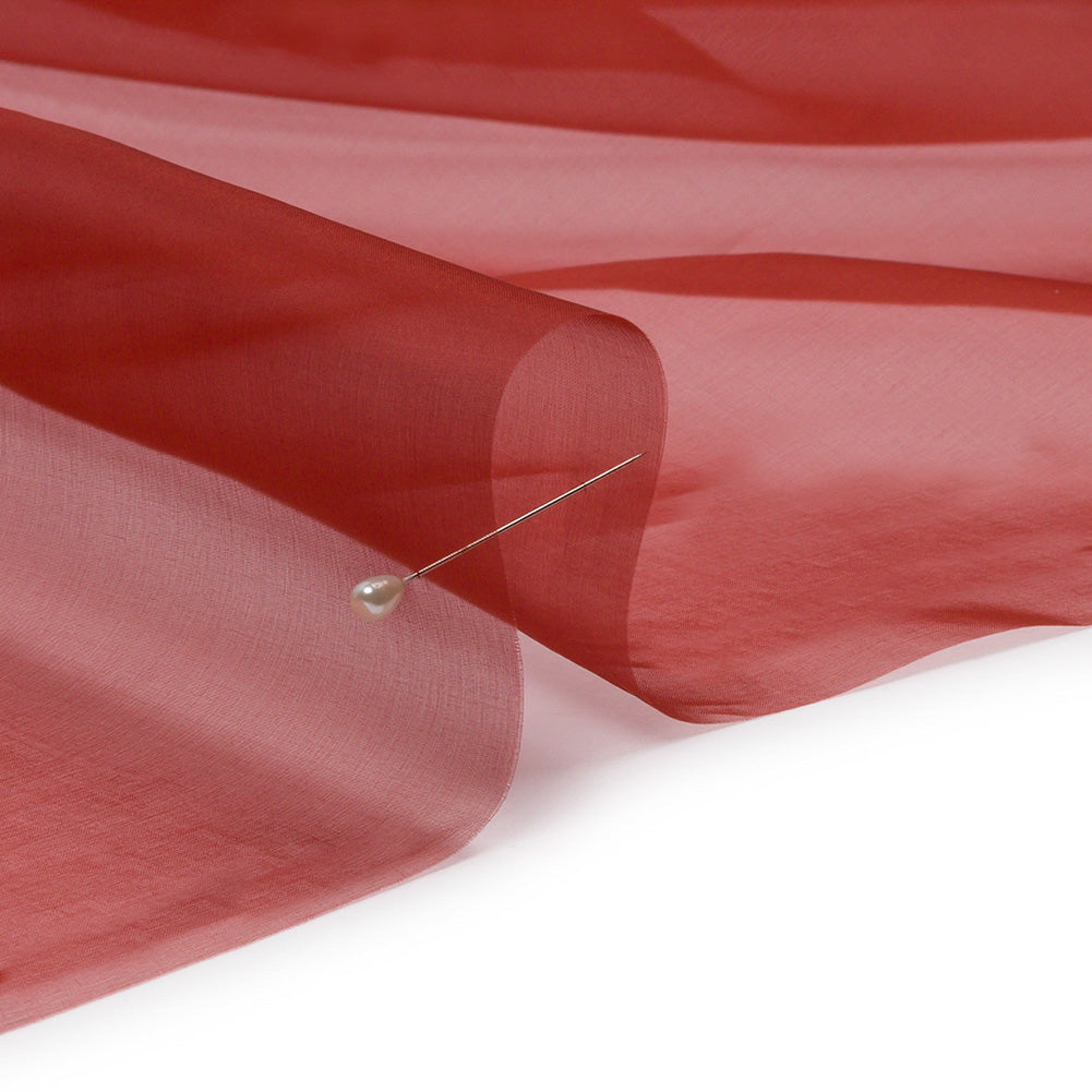 Silk Organza 44" - Rust - Premium Collection