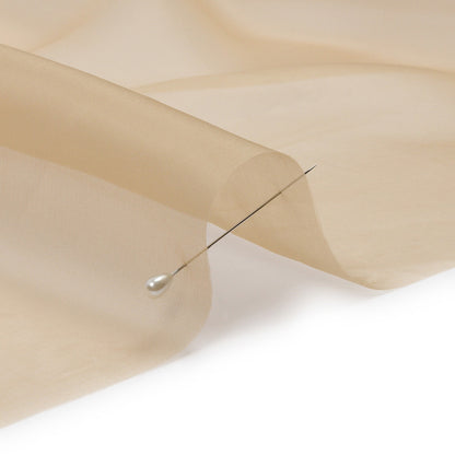 Silk Organza 44" - Latte - Premium Collection