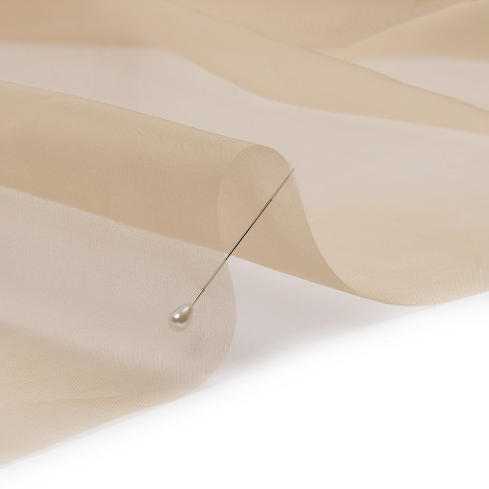 Organza de seda de 112 cm (44") - Color Maíz - Colección Premium