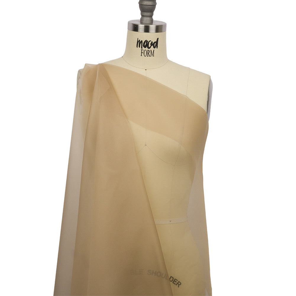 Organza de seda de 112 cm (44") - Color Maíz - Colección Premium