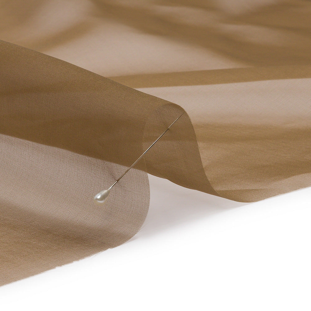 Silk Organza 44" - Dark Olive - Premium Collection