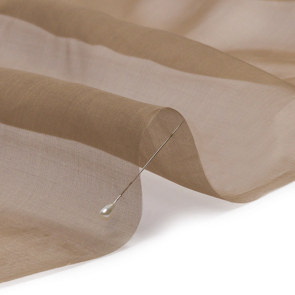 Silk Organza 44" - Capers - Premium Collection