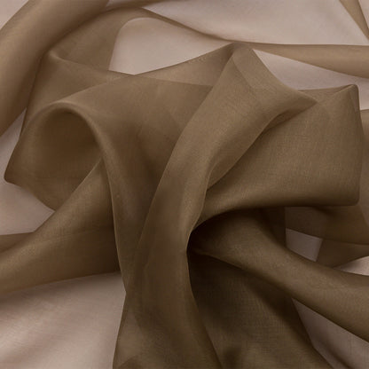 Silk Organza 44" - Capers - Premium Collection