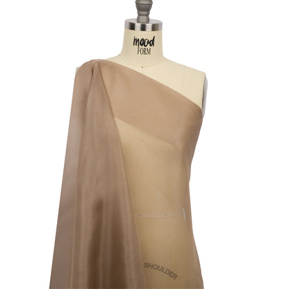 Organza de seda de 112 cm (44 pulgadas) - Fungi - Colección Premium