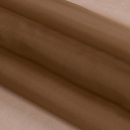 Silk Organza 44" - Light Brown - Premium Collection