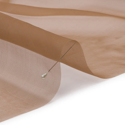 Silk Organza 44" - Light Brown - Premium Collection