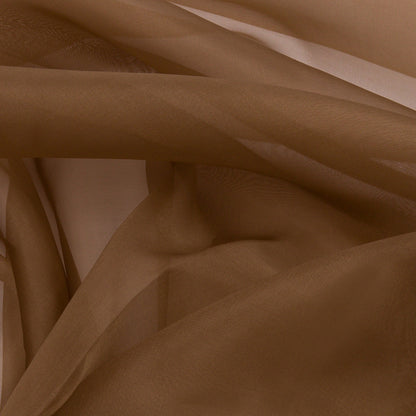Silk Organza 44" - Light Brown - Premium Collection