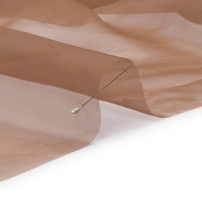 Silk Organza 44" - Cappuccino - Premium Collection