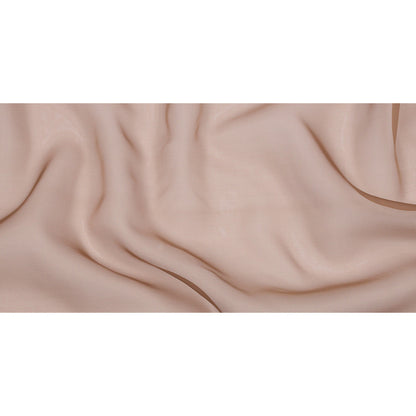 Silk Organza 44" - Cappuccino - Premium Collection