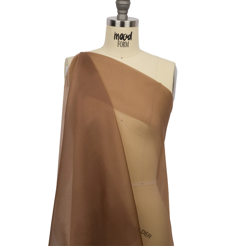 Silk Organza 44" - Cappuccino - Premium Collection