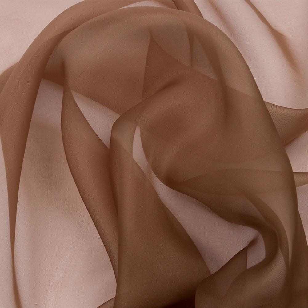 Silk Organza 44" - Cappuccino - Premium Collection