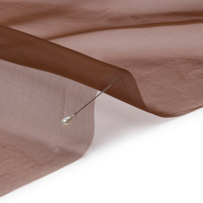 Silk Organza 44" - Chocolate - Premium Collection