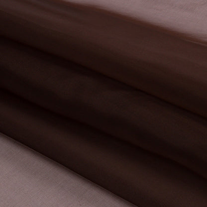 Silk Organza 44" - Dark Brown - Premium Collection