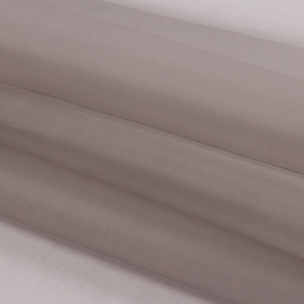 Silk Organza 44" - Silver - Premium Collection Folded