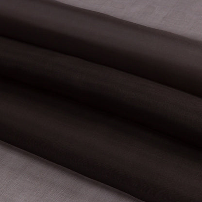 Silk Organza 44" - Deep Charcoal - Premium Collection