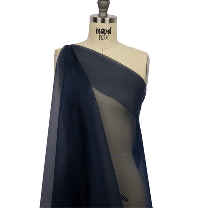 Silk Organza 44" - Navy - Premium Collection