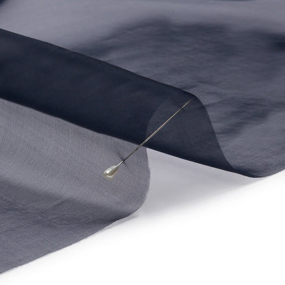 Silk Organza 44" - Midnight - Premium Collection
