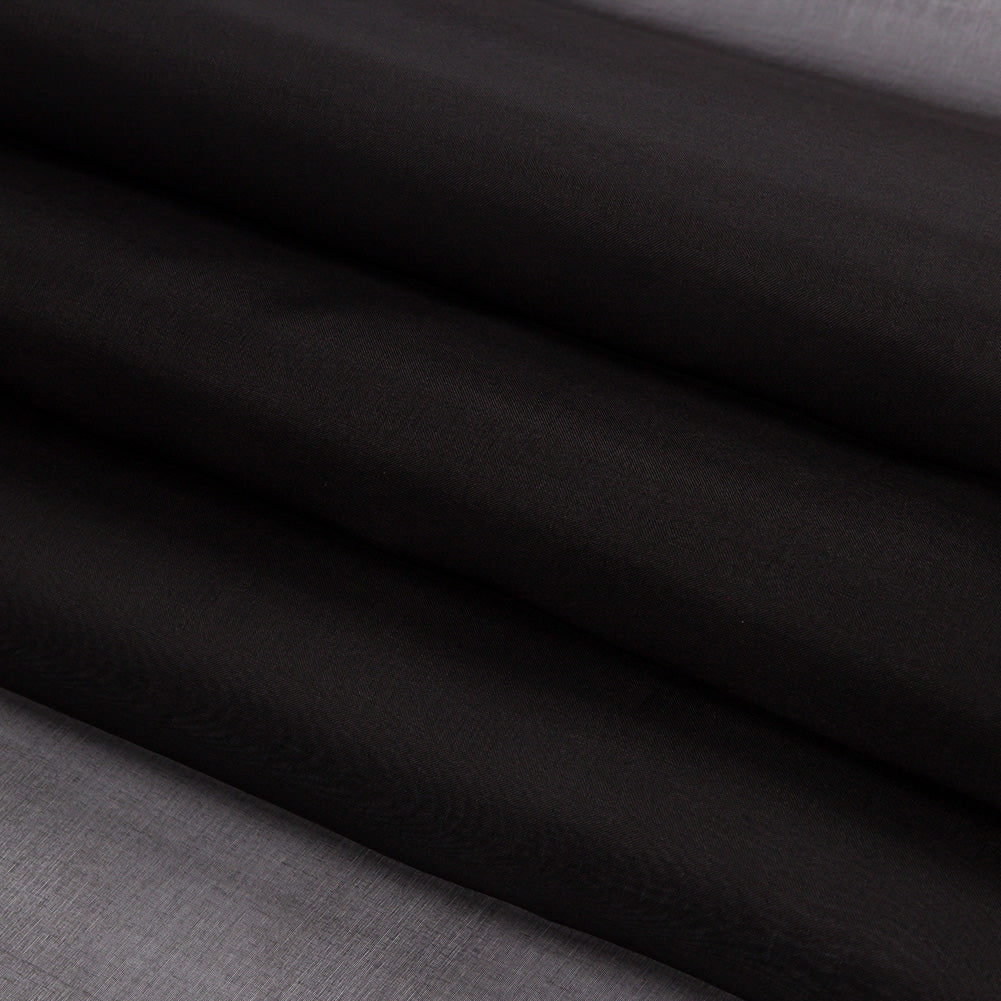 Silk Organza 44" - Black - Premium Collection