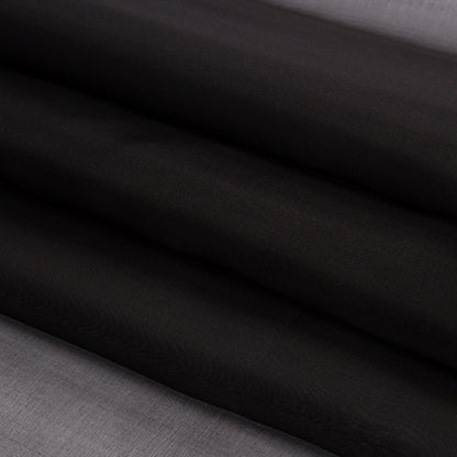 Silk Organza 44" - Black - Premium Collection