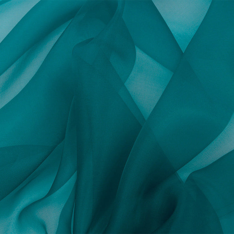 template--25130090922057__main-Silk Organza 44" - Deep Teal - Premium Collection