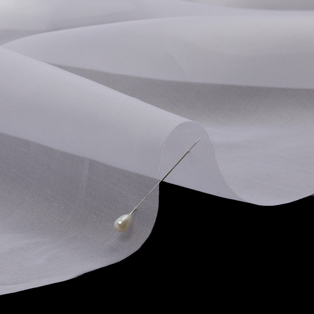 Silk Organza 54" - Bright White - Premium Collection
