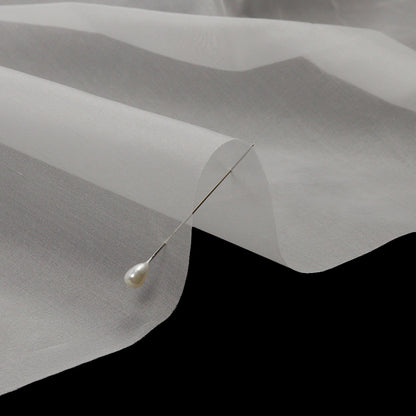 Silk Organza 54" - Whisper White - Premium Collection