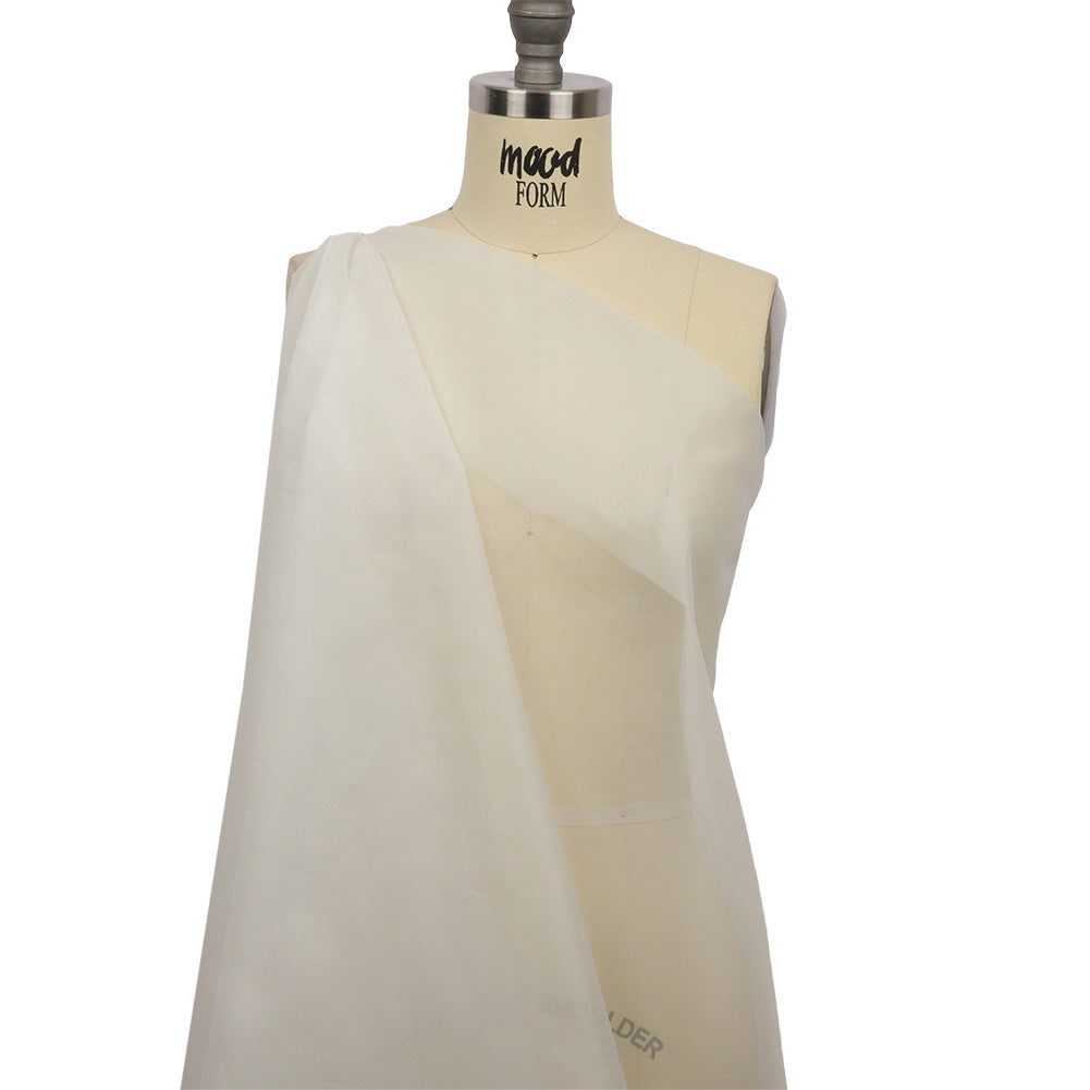 Silk Organza 54" - Whisper White - Premium Collection
