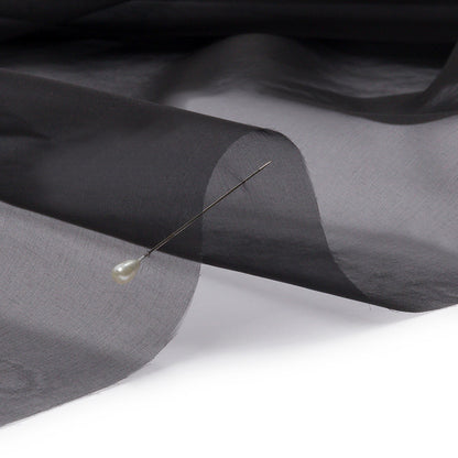 Silk Organza 54" - Black - Premium Collection