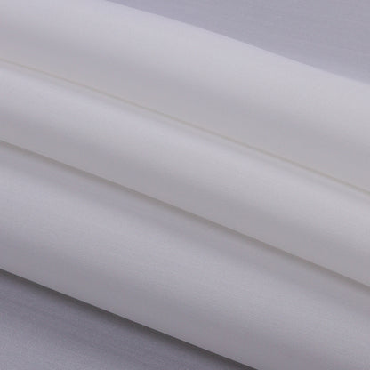 Silk Satin-Face Organza 54" - Bright White - Premium Collection