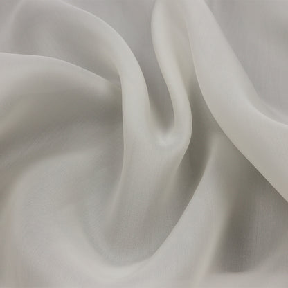 Silk Satin-Face Organza 54" - Whisper White - Premium Collection