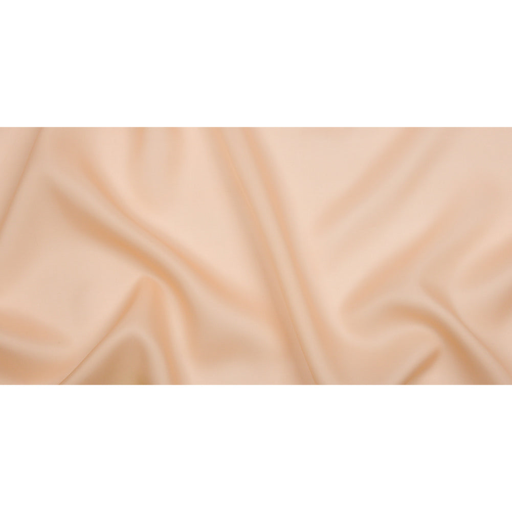 Organza con satén de seda en una cara, 137 cm (54"), color crema - Colección Premium