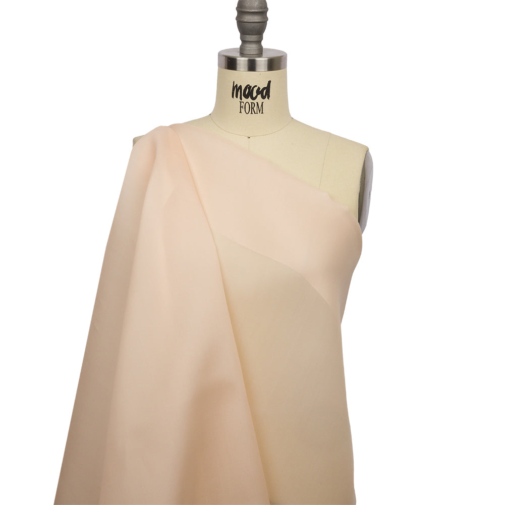 Silk Satin-Face Organza 54" - Nude - Premium Collection
